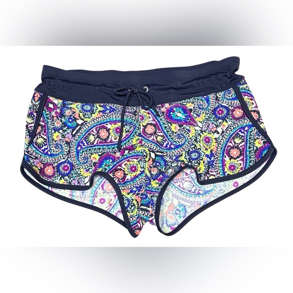 Athleta Womens Baja Kata Short Powerful Blue Size Medium - Picture 2 of 6